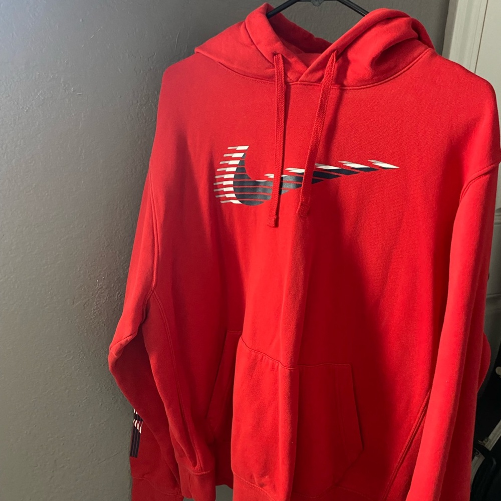 Nike Red Apparel with Iconic Logo